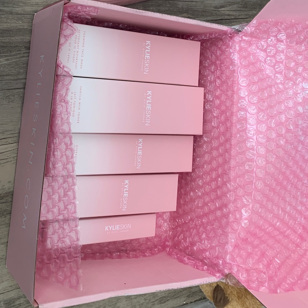 Kylie Skin Care and travel bag